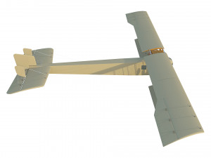 wwi bomber aircraft sikorsky ilya muromets 3D Model