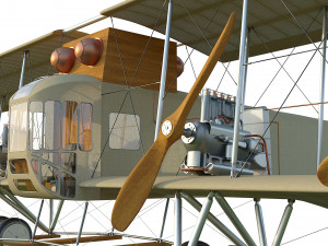 wwi bomber aircraft sikorsky ilya muromets 3D Model