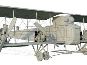 wwi bomber aircraft sikorsky ilya muromets 3D Model