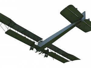 wwi bomber aircraft sikorsky ilya muromets 3D Model