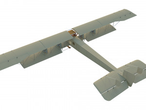 wwi bomber aircraft sikorsky ilya muromets 3D Model