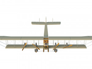 wwi bomber aircraft sikorsky ilya muromets 3D Model