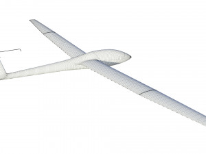 rolladen-schneider ls4 glider Model 3D