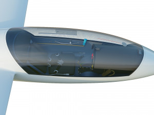 rolladen-schneider ls4 glider Model 3D