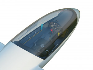 rolladen-schneider ls4 glider Model 3D