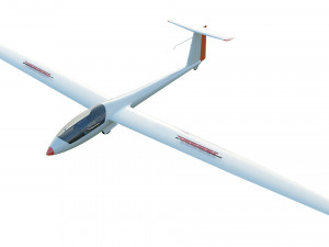 rolladen-schneider ls4 glider Model 3D