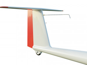 rolladen-schneider ls4 glider Model 3D