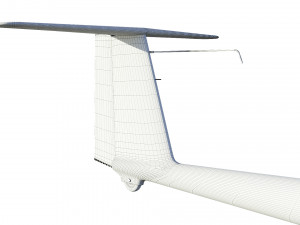 rolladen-schneider ls4 glider Model 3D