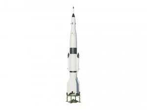 r-2a scientifical rocket 3D Model