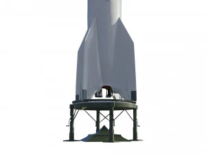 r-2a scientifical rocket 3D Model