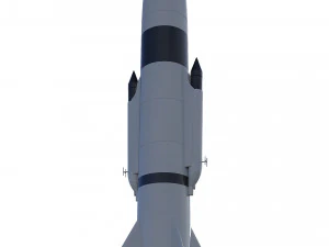 r-2a scientifical rocket 3D Model