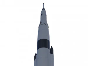 r-2a scientifical rocket 3D Model