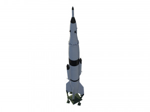 r-2a scientifical rocket Modelo 3D