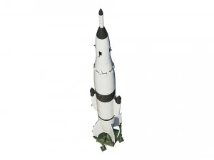 r-2a scientifical rocket 3D Model