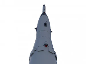 r-2a scientifical rocket 3D Model