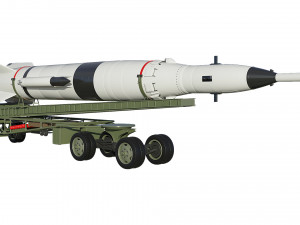 r-2a scientifical rocket Modelo 3D