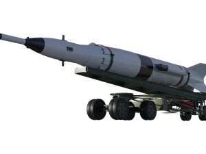 r-2a scientifical rocket 3D Model
