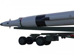 r-2a scientifical rocket 3D Model