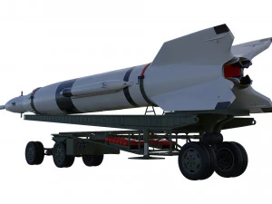 r-2a scientifical rocket 3D Model