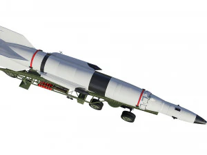 r-2a scientifical rocket 3D Model