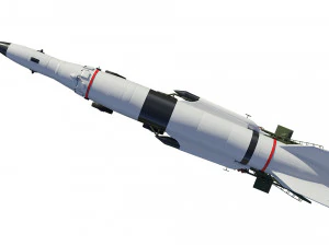 r-2a scientifical rocket 3D Model
