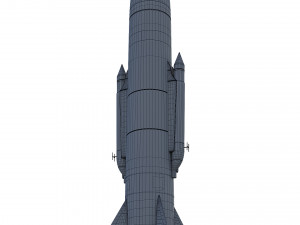 r-2a scientifical rocket Modelo 3D