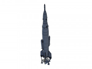 r-2a scientifical rocket Modelo 3D
