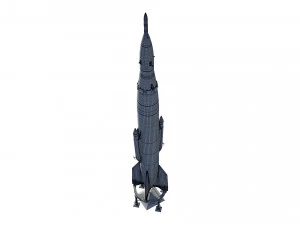 r-2a scientifical rocket 3D Model