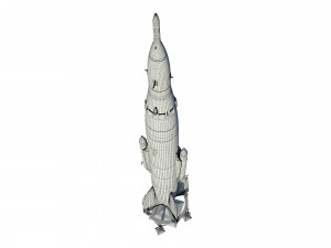 r-2a scientifical rocket Modelo 3D