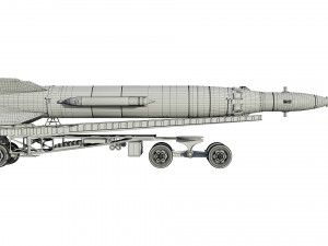 r-2a scientifical rocket Modelo 3D