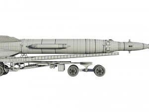 r-2a scientifical rocket 3D Model