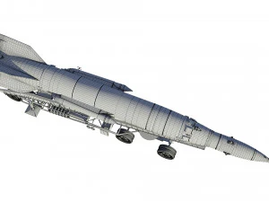 r-2a scientifical rocket 3D Model