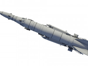 r-2a scientifical rocket Modelo 3D