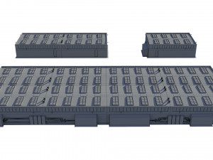 industrial buildings model pack 3D मॉडल