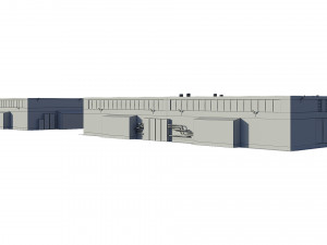 industrial buildings model pack 3D मॉडल