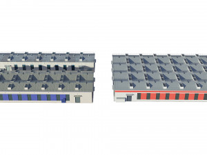 industrial buildings model pack 3D Model