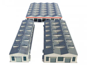 industrial buildings model pack 3D Model