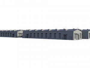 industrial buildings model pack 3D Model