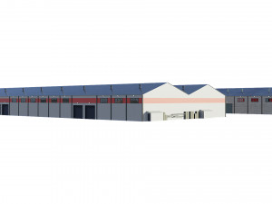 industrial buildings model pack 3D Модель