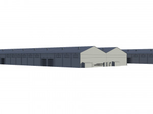 industrial buildings model pack 3D Модель
