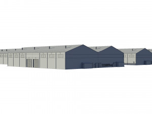 industrial buildings model pack 3D Модель