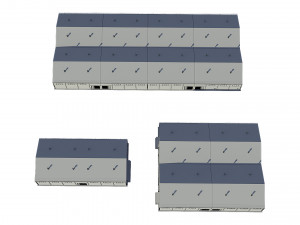 industrial buildings model pack 3D Модель