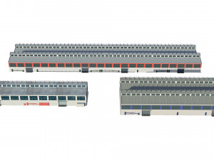 industrial buildings model pack 3Dモデル