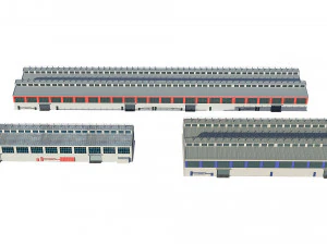 industrial buildings model pack 3D Model