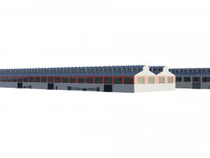 industrial buildings model pack 3D Model