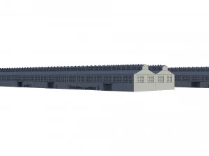 industrial buildings model pack 3D Model