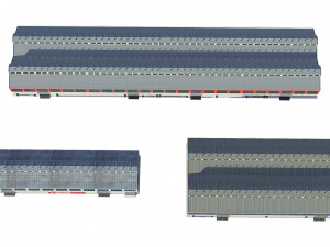 industrial buildings model pack 3Dモデル
