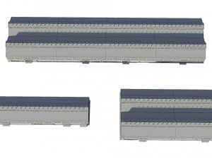 industrial buildings model pack 3D Model