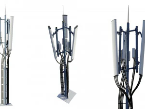 通信塔 3Dモデル