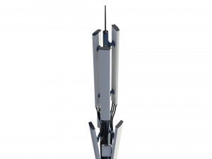 telecommunication tower Modelo 3D